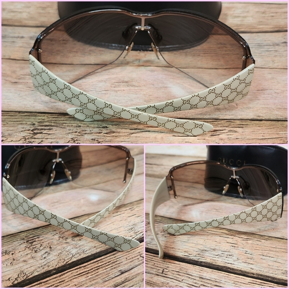 Gucci Rimless Signature Monogram Oversized Sunglasses GG1825/S - Picture 4 of 7